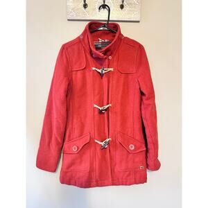 Roxy Orange Women's Peacoat Winter Jacket Coat